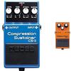 BOSS CS-3 Pedale Compressor/Sustain, Pedale compatto compressore/sustainer con circuitazione di alta qualità & DS-1 Distortion Pedal, Classic tones for all types of music