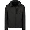 Geographical Norway Texshell Men Softshell da Uomo, Grigio Scuro, XXL
