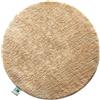 Floordirekt Tappeto da bagno Sky, morbido e denso, antiscivolo e ad asciugatura rapida, adatto per riscaldamento a pavimento, rettangolare e rotondo (rotondo - Ø 95 cm, beige)