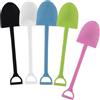 Hordion 50 mini cucchiai a forma di pala, in plastica, per dessert, yogurt, gelato, 11,9 cm, 5 colori