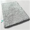 Floordirekt Tappeto da Bagno Sky, Morbido e Denso, Antiscivolo e ad Asciugatura Rapida, Adatto per Riscaldamento a Pavimento, Rettangolare e Rotondo (50 x 60 cm, Grigio Argento)
