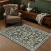 PureCozy Vintage Tappeto Salotto 80x150cm Verde Soggiorno Antiscivolo Lavabile in Lavatrice Tappeti Camera da Letto Grande Ufficio Tapette Cameretta Bambino Carpet Pelo Corto Rug