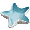 EAZHOP Portagioie in ceramica, motivo: stelle marine, conchiglie, ciotole decorative, chiavi, per comodino, matrimonio, decorazione per la casa e gioielli (B)