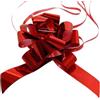 BOLIS 25 PEZZI Fiocco Coccarda ROSSO METALLIZZATO REFLEX 160 mm autotirante natale laurea