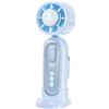 Generico Ventilatore a Mano | 199 Velocità Raffrescamento Display LED | Ventilatori Personali Portatili Ricaricabili | per Viaggi Outdoor Campeggio Escursioni Spiaggia Casa Ufficio Donne Uomini Bambini