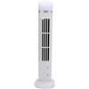 Generic Ventilatore a Torre Senza Lama Ventilatore Silenzioso e Compatto da Scrivania USB Senza Lama per la Camera da Letto Portatile 'ufficio Domestico con Luce (WHITE)