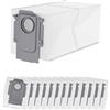 Haoruifu 14 Sacchetti Compatibili con Roborock Q Revo/Qrevo Pro/QrevoMaxV/Qrevo Curv/s8 MaxVUltra/S8Max Ultra/Qrevo Edge/Qrevo S/Qrevo Plus/QreVo Master/Orevo Slim, Sacchetti in Microfibra Adattabile