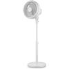 DISCORAMA - VENTILATORE A PIANTANA SILENZIOSO 70W CON ALTEZZA REGOLABILE 90-120CM, 3 VELOCITA SELEZIONABILI E OSCILLAZIONE AMPIA 80 GRADI, BIANCO