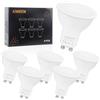 AIMHEIM Lampadina Led Gu10 Dimmerabile, Luce Fredda 6000K Faretti Led GU10 5W Equivalente a 50W, Basso Consumo, Angolo del Fascio di 120 Gradi, 6 Pezzi