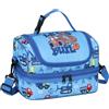 VASCHY Borsa termica porta alimenti per bambini, 7,4 l, 2 scomparti, isotermica 3-4 ore (5-6 ore con ghiaccio), per scuola, asilo, picnic, blu