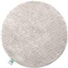Floordirekt Tappeto da bagno Sky, tappeto da bagno rotondo, sensazione di densità e sofficità per la tua casa, tappetino da bagno antiscivolo lavabile, privo di sostanze nocive (Avorio, 95 cm (rotondo