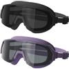 Generico Goggles Swimming Adult - 6.36x2.38 inches Adult Snorkel Goggles, Large Frame Diving Glasses, For Beginners Women Swimmers Professionals Athletes Open Vacation Backyard Pool Water Park