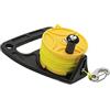 Omquot Mulinello da Pesca per Immersione, Regolatore di Bobina Robusto per Avventura Subacquea PC Nylon Giallo 46m (Ruota Nera)