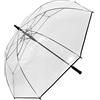 happy rain Ombrello da golf automatico, misura XXL, 124 cm, trasparente, extra grande