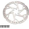 PMAGSYQ Rotore del Freno a Disco per Bici MTB Addensato da 2,3 mm 140mm 160mm 180mm 203mm 220mm 6 bulloni Hub Mount Parti della Bici(2.3x220mm Disc 1pc)