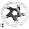 PMAGSYQ Disco Freno per Bicicletta 140mm 160mm 180mm 203mm Rotori Freno a Disco a 6 Fori Adatti per Freno a Disco Idraulico Shimano(140mm Red)