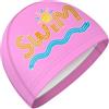 Generico Long Hair Swim Cap, Comfortable Silicone Headwear With Ear Protection | Hydrodynamic Design For Training & Practice | Cute Pattern | Non-Slip Fit | Protects Hair From Chlorine | Ideal For Pool, Beach