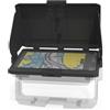 Koroao Visiera parasole in ABS per Garmin ECHOMAP UHD2 92sv/93sv/94sv/95sv (nero)