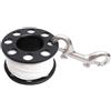 ENSDIEPLS Mulinello da Immersione a Dito, Compact Diving Finger Spool Gear MGMT Cave Wreck Drift 15-50m(30m)
