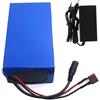 CQHZCL Batteria Al Litio Da 48V 15Ah Per E-Bike E Scooter Elettrico Con Caricabatterie; Batteria Agli Ioni Di Litio Impermeabile Dotata Di Scheda Di Protezione BMS. (48V 15AH),XT90