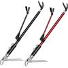 XCTDSVAH Porta Canna da Pesca Supporto for Canna da Pesca Staffa a torretta in Acciaio Inossidabile a Terra Rastrelliera telescopica 1,7 m Regolabile(Black 2.1m)