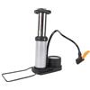 Cocoarm Pompa per Bici, Pompa a Pedale ABS in Acciaio Inossidabile Mini Gonfiatore per Pneumatici con Manometro 120 PSI, Ad Aria Compatta con Adattatori per Doppia Valvola per Bici Moto Auto Casa
