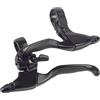 PMAGSYQ Leva del Freno Maniglie per Bicicletta Freni a Disco Meccanici MTB per Maniglie a Leva Pieghevoli per Mountain Bike con Campana(1 Pair with Bell)