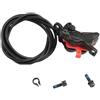 KUAWDON Pinza Freno BR-MT420 con Tubo Freno 850mm 1600mm con pastiglie Freno D02S per MTB Mountain Bike 4 Pistoni(1600MM)