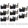 EGUIAS Misura per SHIMANO A01S Pastiglie freno idrauliche resistenti all'usura Pastiglie freno MTB adatte per pastiglie freno a disco M06 M07 Freno a Tamburo per Bicicletta Biciclette Tamburo(Resin 8Pairs)