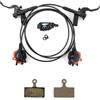 EGUIAS Freno MT200 M7100 M8100 Freno a Disco Idraulico per Mountain Bike Freno a Disco Idraulico MTB Sinistro Destro Freno a Tamburo per Bicicletta Biciclette Tamburo(M7100 Resin)