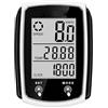 YATINGZHANG Contachilometri Bici Accessori for biciclette Contachilometri cablato for bici for computer da bicicletta(White)