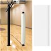 Kanduo Imbottiture per Pali da canestro Tappetino for canestro da Basket Rotondo Impermeabile e Resistente, Bianco, for scantinati, Garage e canestri da Basket(Dia 140mm (5 1/2in))