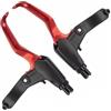 EGUIAS Leve Freno MTB Cantilever in Lega di Alluminio Mountain Bike Bicicletta Maniglia Meccanica a Ferro di Cavallo V Freno a Tamburo per Bicicletta Biciclette Tamburo(Red)