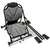 Jinhxofs Sedile Regolabile con Telaio in Alluminio Confortevole Sedile con Schienale Ergonomico Seggiolino per Pescatori, Kayak, Canoa