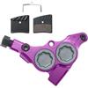 PMAGSYQ Pinza Freno a Disco Idraulico a Montaggio Piatto a 4 pistoncini per Bici da Strada MTB Kit Bicicletta con Barra Piatta Colori Multipli(4 Piston Red)