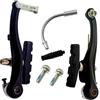 PMAGSYQ Set Freni V per Bicicletta MTB BMX Set pinze MTB al trazione lineare con pastiglie Freno Strumento di Installazione del Filo della Leva(One Pair)