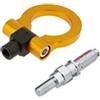 PMAGSYQ Gancio di Traino Adatto per BMW E46 E81 E30 E36 E90 E91 Auto da Corsa Gancio di Traino Tuning Auto Universale Auto Gancio di Rimorchio Anello di Traino 2 Pollici Sfera per Traino(A)