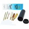 ADCSHOP Kit di pulizia per pistola 9 mm /.357 /.38 Cal. bacchette, spazzole e astuccio