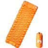 Kaloriko Materassino autogonfiante con cuscino in nylon 40D, 193 x 66 x 6 cm, per campeggio, escursionismo, outdoor, trekking, durevole, con pompa a pedale, leggero e impermeabile