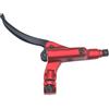 PMAGSYQ Parti di Riparazione della Maniglia della Leva del Freno a Disco Idraulico dell'olio Minerale per Bici MTB Nero Rosso per 2 4 Pistoni(RedLeft)