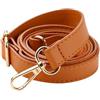 Generico Compatibile con 1pc Moda PU Borsa Maniglia Borse di Ricambio Tracolla 130 cm Regolabile Cinture Accessori Parti(Brown)
