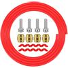 PMAGSYQ Tubo Freno a Disco Idraulico Tubo Bici Tubo alloggiamento Adatto per Shimano Adatto per Magura Adatto per Sram SM-BH90 BH59(Fit Magura-Red)
