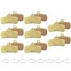 KUAWDON Pastiglie Freno a Disco MTB Adatte per Shimano D02S Pastiglie Freno idrauliche Pastiglie Freno Bici Adatte per M9120 M820 M810(Copper-Based 4Pairs)