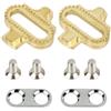 Caswynlife Tacchetti SH51 compatibili, in lega di ottone, clip per pedali per mountain bike, con meccanismo di rilascio unidirezionale e denti ad alta trazione per scarpe da ciclismo MTB
