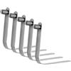 Generico Spring Clips - V Shape Positioning Clamps | Spring Locking Pin | 5 Pieces Heavy Duty Clip Clamps forTent Canopy Awning Boat Tube Camping Outdoor, Secure Fasteners for Tarpaulin Cover Shelter,