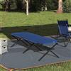 Kaloriko Letto pieghevole da campeggio in tessuto Oxford con telaio in acciaio, pieghevole e portatile, 210 x 80 x 46 cm, leggero e stabile, per campeggio, giardino, escursionismo, spiaggia e festival