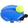 LRXIYODE Set Allenatore di Tennis Portatile Base in Plastica Blu, Strumento di Allenamento per Principianti Palla a Rimbalzo per Esercizi Autonomi