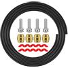 EGUIAS Tubo Freno a Disco Idraulico Tubo Bici Tubo alloggiamento Adatto per Shimano Adatto per Magura Adatto per Sram SM-BH90 BH59 Freno a Tamburo per Bicicletta Biciclette Tamburo(Fit Magura-Red)