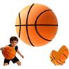BUERPINKING Silent - Pallacanestro silenzioso, per interni ed esterni, in schiuma ad alta densità, per l'allenamento in stanza, leggera, per bambini e ragazzi (21 cm taglia 5)