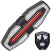 Faroby Indicatori di direzione per Bici, Telecomando Wireless Luce Posteriore per Bici Luce Posteriore Impermeabile Ricaricabile Mini per Guida Notturna